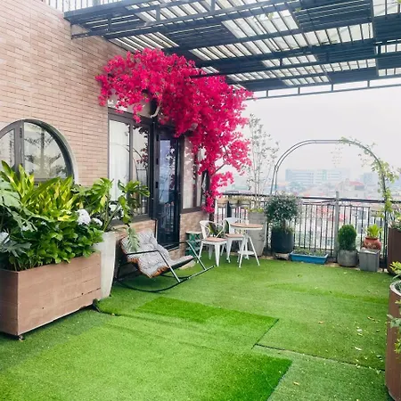 N&D Happy House- Studio Apartment - Phong Tieu Chuan Khach San, Bep Nau Va Nha Ve Sinh Trong Khuon Vien Hanoi Exterior foto