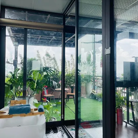 N&D Happy House- Studio Apartment - Phong Tieu Chuan Khach San, Bep Nau Va Nha Ve Sinh Trong Khuon Vien Hanoi Exterior foto